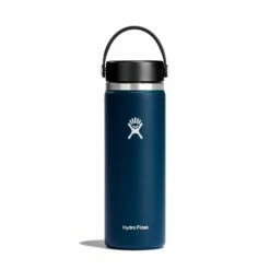 Hydro Flask 20 Oz Wide Mouth Water Bottle -Gearheadoutfitters Shop W20BTS464 Indigo StraightOn 1