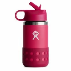 Hydro Flask 12 Oz Kids Wide Mouth Bottle -Gearheadoutfitters Shop w12bswbb peony 1